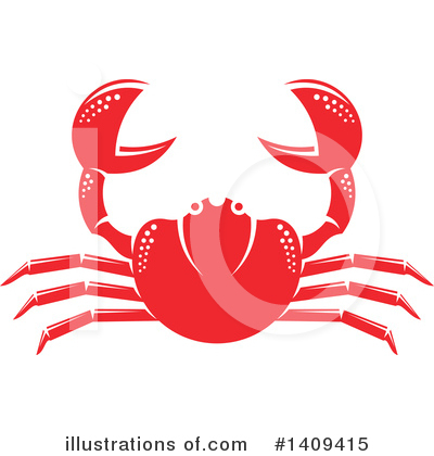 Sea Food Clipart #1409415 by Vector Tradition SM