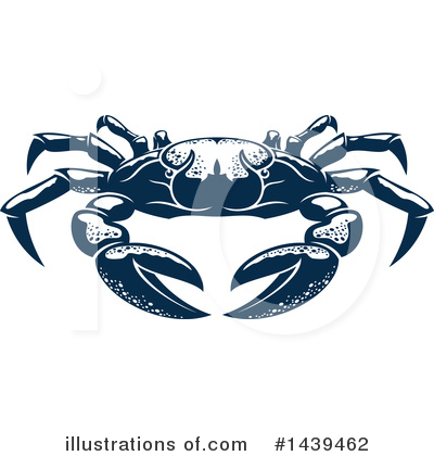 Royalty-Free (RF) Crab Clipart Illustration by Vector Tradition SM - Stock Sample #1439462