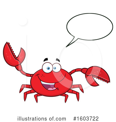 Royalty-Free (RF) Crab Clipart Illustration by Hit Toon - Stock Sample #1603722