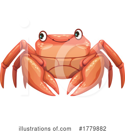 Royalty-Free (RF) Crab Clipart Illustration by Vector Tradition SM - Stock Sample #1779882