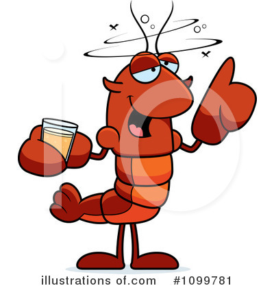 Crayfish Clipart #1099781 by Cory Thoman