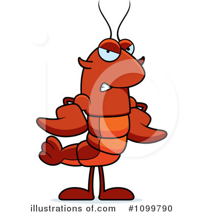 Crawfish Clipart #1099790 by Cory Thoman