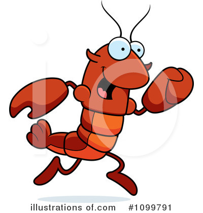 Crayfish Clipart #1099791 by Cory Thoman