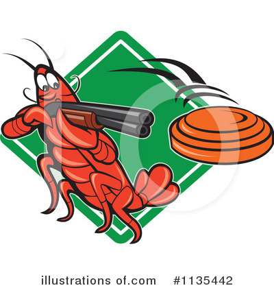 Crayfish Clipart #1135442 by patrimonio