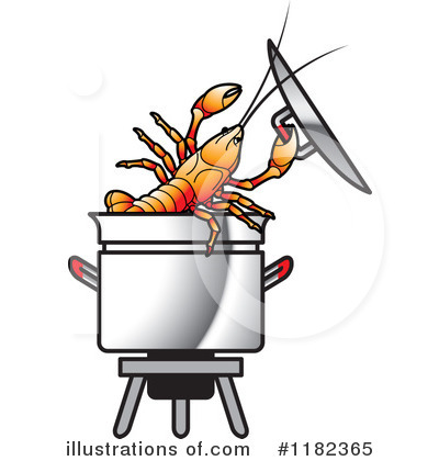 Crayfish Clipart #1182365 by Lal Perera