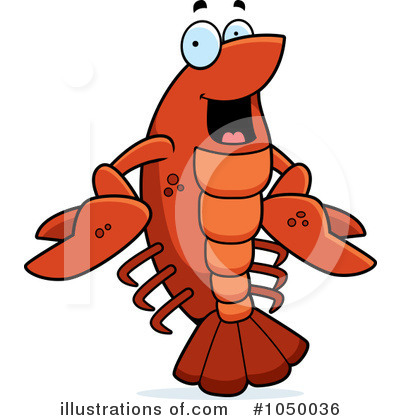 Crayfish Clipart #1050036 by Cory Thoman