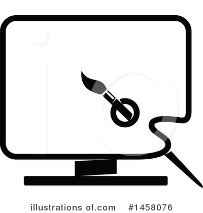 Computers Clipart #1458076 by Vector Tradition SM