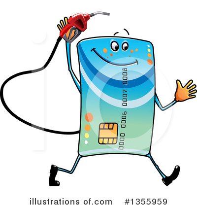 Royalty-Free (RF) Credit Card Clipart Illustration by Vector Tradition SM - Stock Sample #1355959