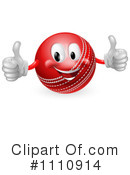 Cricket Ball Clipart #1110914 by AtStockIllustration