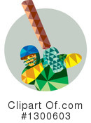 Cricket Player Clipart #1300603 by patrimonio