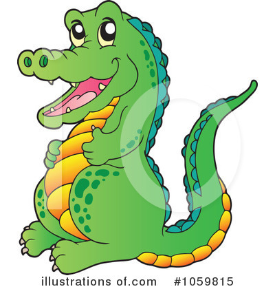 Crocodile Clipart #1059815 by visekart