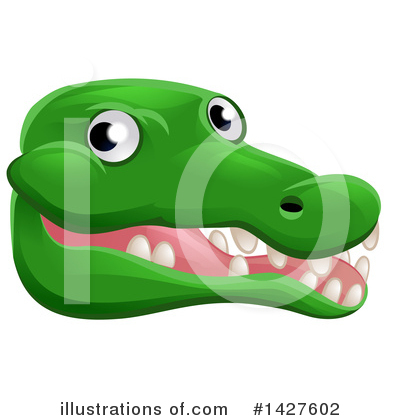 Royalty-Free (RF) Crocodile Clipart Illustration by AtStockIllustration - Stock Sample #1427602