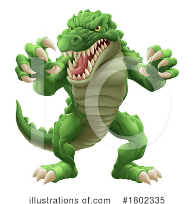 Crocodile Clipart #1802335 by AtStockIllustration