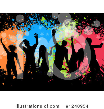 Crowd Clipart #1240954 by KJ Pargeter