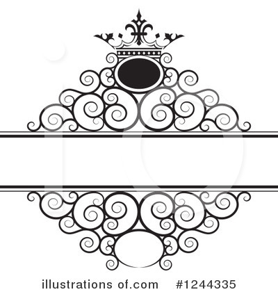 Royalty-Free (RF) Crown Clipart Illustration by Lal Perera - Stock Sample #1244335