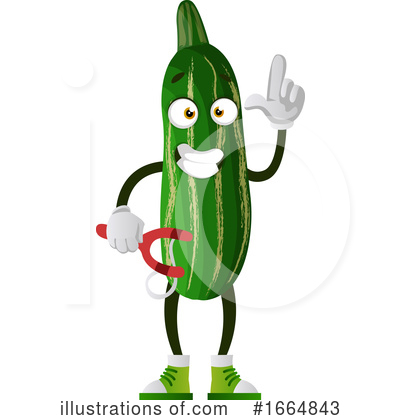 Royalty-Free (RF) Cucumber Clipart Illustration by Morphart Creations - Stock Sample #1664843