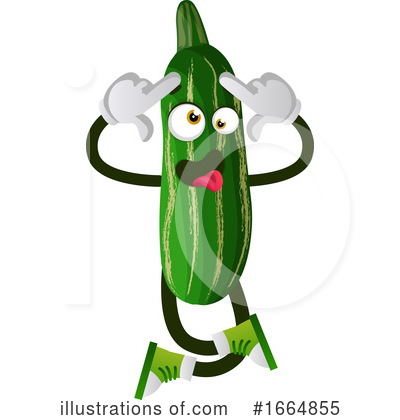 Royalty-Free (RF) Cucumber Clipart Illustration by Morphart Creations - Stock Sample #1664855