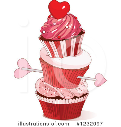 Cupcakes Clipart #1232097 by Pushkin