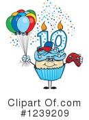 Cupcake Clipart #1239209 by Dennis Holmes Designs