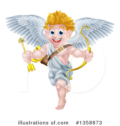 Royalty-Free (RF) Cupid Clipart Illustration by AtStockIllustration - Stock Sample #1358873