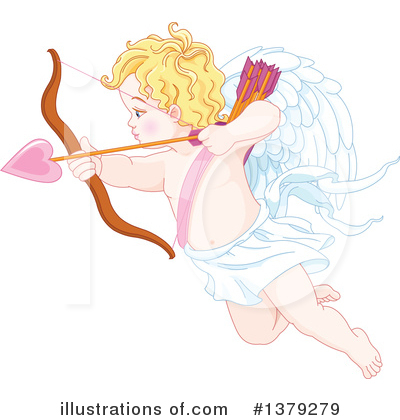 Royalty-Free (RF) Cupid Clipart Illustration by Pushkin - Stock Sample #1379279