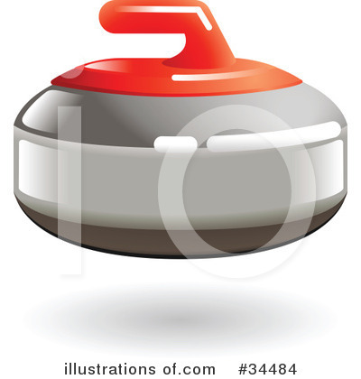 Royalty-Free (RF) Curling Stone Clipart Illustration by AtStockIllustration - Stock Sample #34484