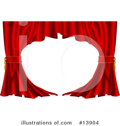 Royalty-Free (RF) Curtains Clipart Illustration by AtStockIllustration - Stock Sample #13904