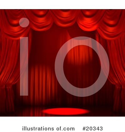 Stage Curtains Clipart #20343 by Tonis Pan
