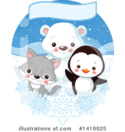 Snowflakes Clipart #1410025 by Pushkin