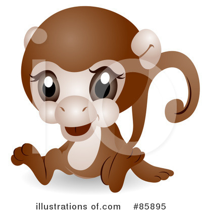 Primate Clipart #85895 by BNP Design Studio