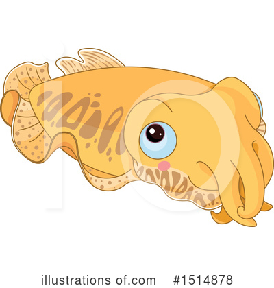 Royalty-Free (RF) Cuttlefish Clipart Illustration by Pushkin - Stock Sample #1514878