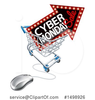 Cyber Monday Clipart #1498926 by AtStockIllustration