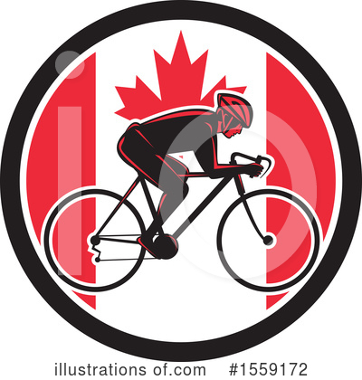 Royalty-Free (RF) Cyclist Clipart Illustration by patrimonio - Stock Sample #1559172