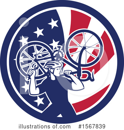 American Flag Clipart #1567839 by patrimonio