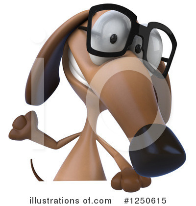 Wiener Dog Character Clipart #90237 - Illustration by Julos