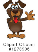 Dachshund Clipart #1278906 by Dennis Holmes Designs