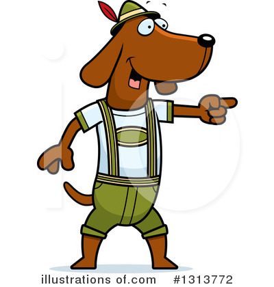 Hound Clipart #1313772 by Cory Thoman