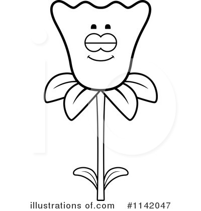 Daffodil Clipart #1142047 by Cory Thoman