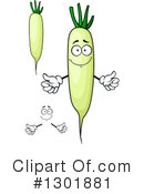 Daikon Radish Clipart #1301881 by Vector Tradition SM