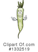 Daikon Radish Clipart #1332519 by Vector Tradition SM