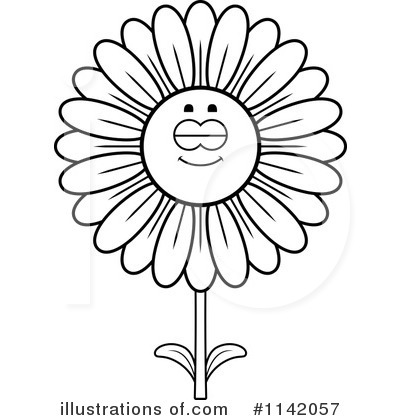 Daisy Clipart #1142057 by Cory Thoman