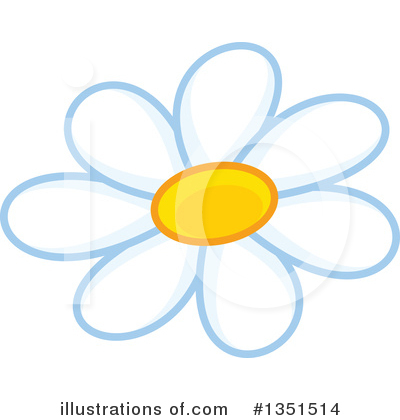 Royalty-Free (RF) Daisy Clipart Illustration by Alex Bannykh - Stock Sample #1351514