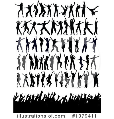 Royalty-Free (RF) Dancers Clipart Illustration by KJ Pargeter - Stock Sample #1079411