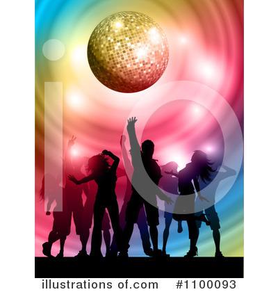 Royalty-Free (RF) Dancers Clipart Illustration by KJ Pargeter - Stock Sample #1100093
