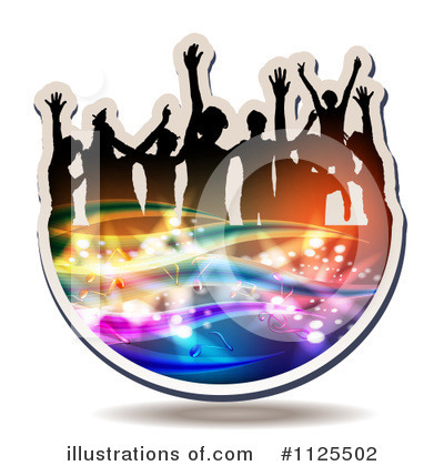 Royalty-Free (RF) Dancing Clipart Illustration by merlinul - Stock Sample #1125502