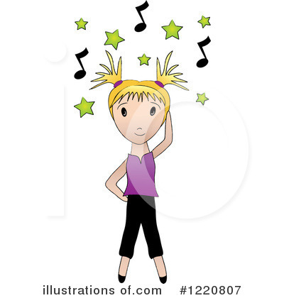 Royalty-Free (RF) Dancing Clipart Illustration by Pams Clipart - Stock Sample #1220807