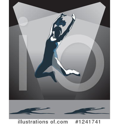 Dancing Clipart #1241741 by David Rey