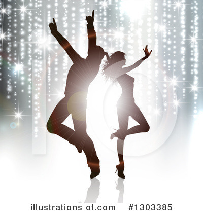 Royalty-Free (RF) Dancing Clipart Illustration by KJ Pargeter - Stock Sample #1303385