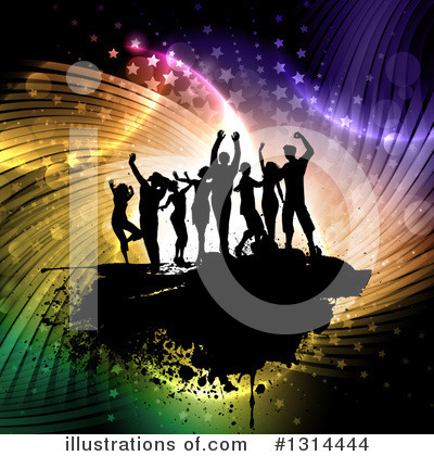 Party People Clipart #1314444 by KJ Pargeter