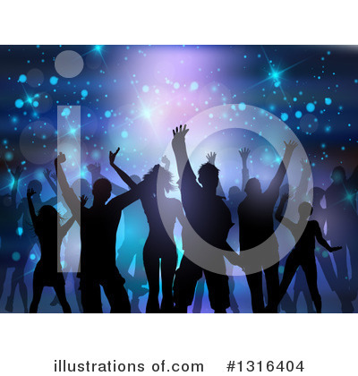 Royalty-Free (RF) Dancing Clipart Illustration by KJ Pargeter - Stock Sample #1316404